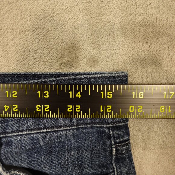 7 For All Mankind High Waist Bootcut Jeans Women’s Size 30 Blue Denim - Picture 6 of 12